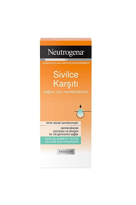 Sivilce Karşıtı Yağsız Yüz Nemlendiricisi 50 Ml
