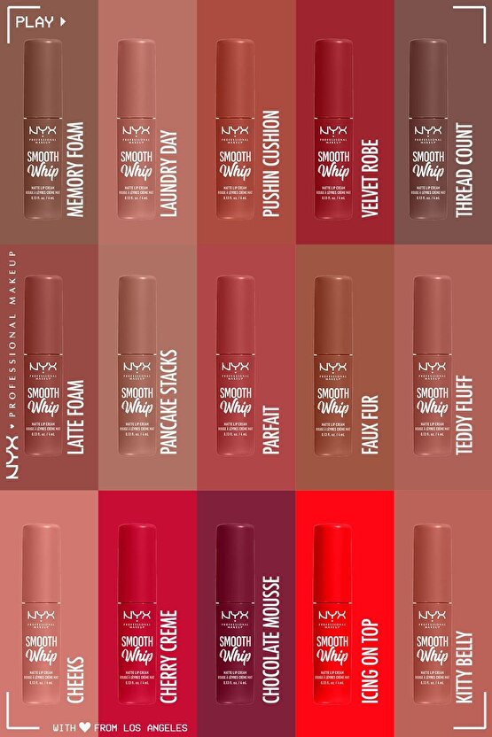 Smooth Whip Kremsi Likit Mat Ruj - Cheeks