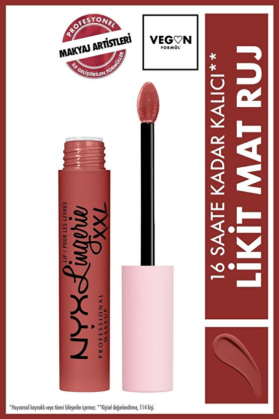 Likit Mat Ruj - Lip Lingerie Xxl Matte Liquid Lipstick Warm Up