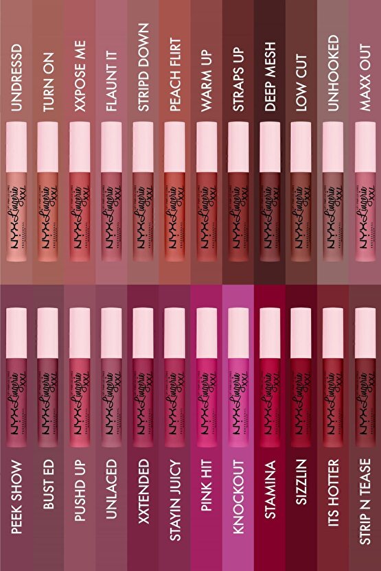 Likit Mat Ruj - Lip Lingerie Xxl Matte Liquid Lipstick Warm Up