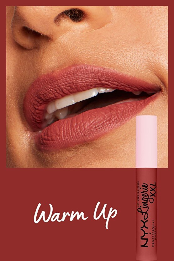 Likit Mat Ruj - Lip Lingerie Xxl Matte Liquid Lipstick Warm Up