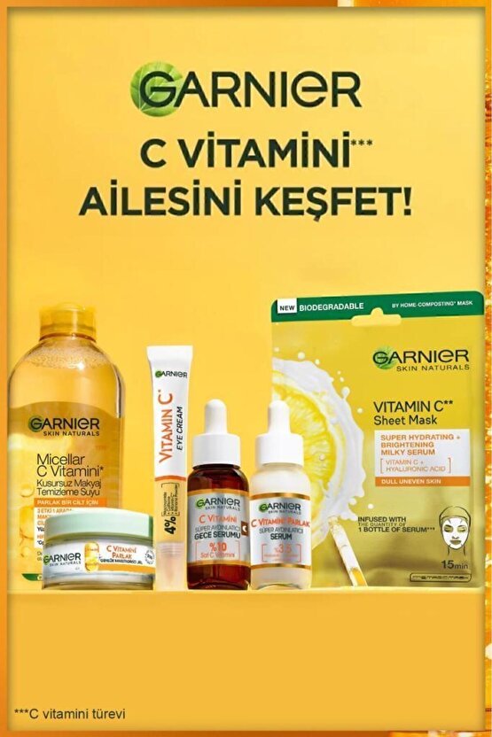 C Vitamin Gece  Serum 10% C Vitaminli (Niasinamid + Salisilik Asit)