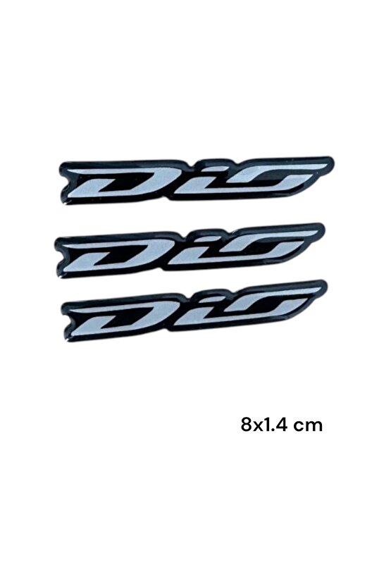 Dio Damla Sticker 8x1.4 Cm 3 Adet