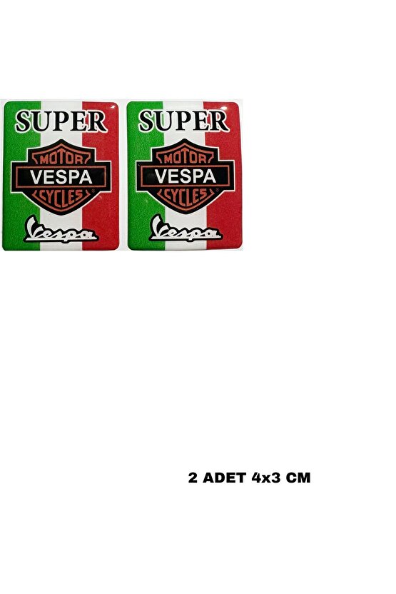 Vespa 22 PHOENİX STİCKER VESPA DAMLA LOGO