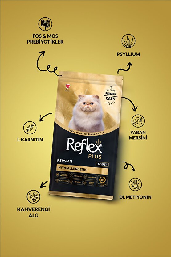 Premium Market Reflex Plus Persian Yetişkin Kedi Maması 1,5kg