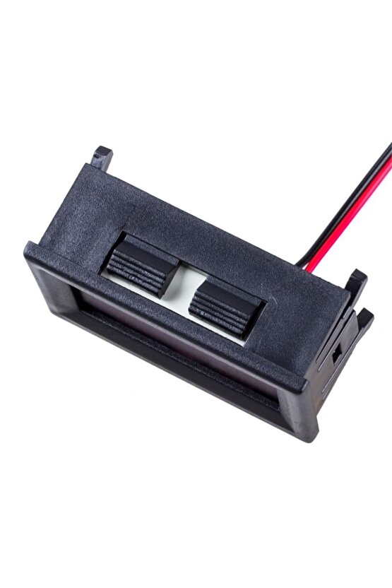gkcreative Inch Dc 0-30v Panel Tip Dijital Kırmızı Voltmetre 3 Kablolu strbuyx 1073147