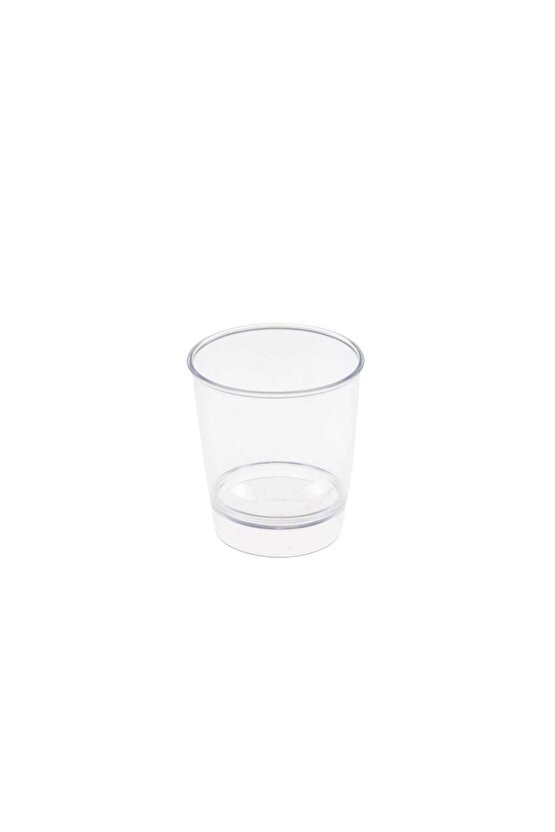 Mika Akrilik Shot Bardak Mum Bardağı 6x4.2 Cm 35 Cc - 12 Adet