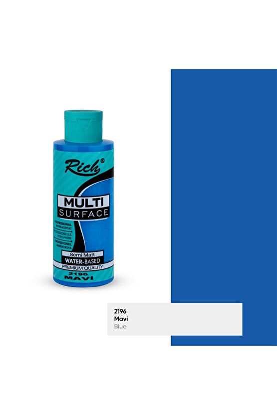 Rıch Multi Akrilik Boya 2196 Mavi 120 Cc