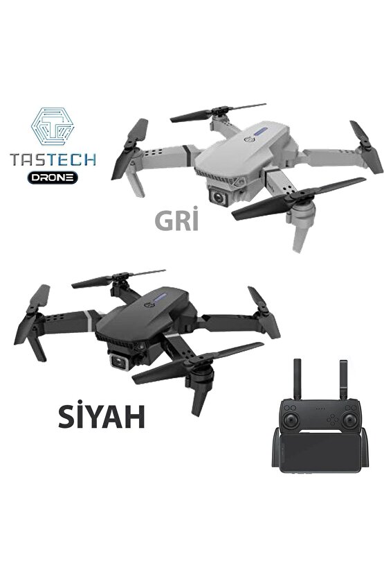 720P KAMERALI DRONE E88 KATLANABİLİR UZAKTAN KUMANDALI APP DESTEKLİ QUADCOPTER