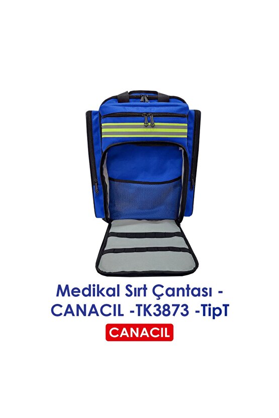 TipT Medikal Sırt Çantası - CANACIL -TK3873 - Saks