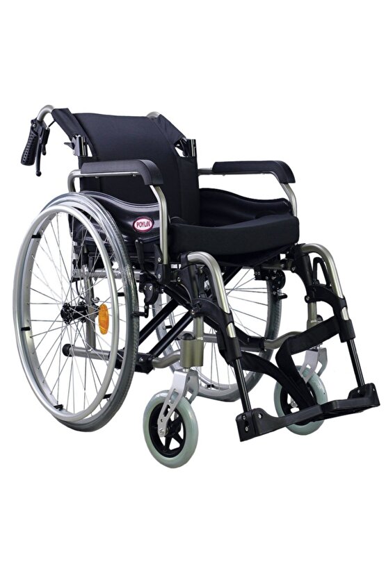 P957 Hafif Alüminyum Tekerlekli Sandalye 42 Cm