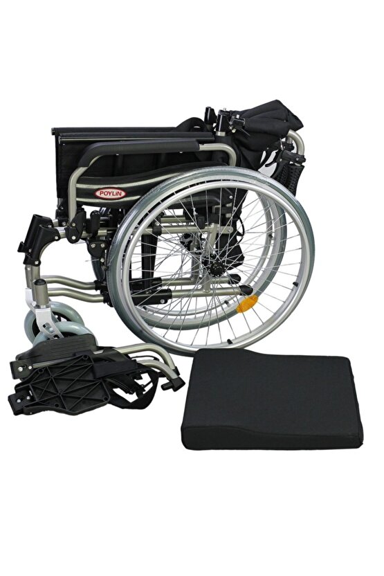 P957 Hafif Alüminyum Tekerlekli Sandalye 42 Cm