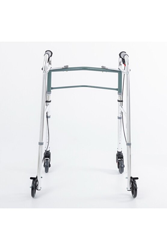 Kf8220l-5 Alüminyum 4 Tekerlekli Walker Yürüteç
