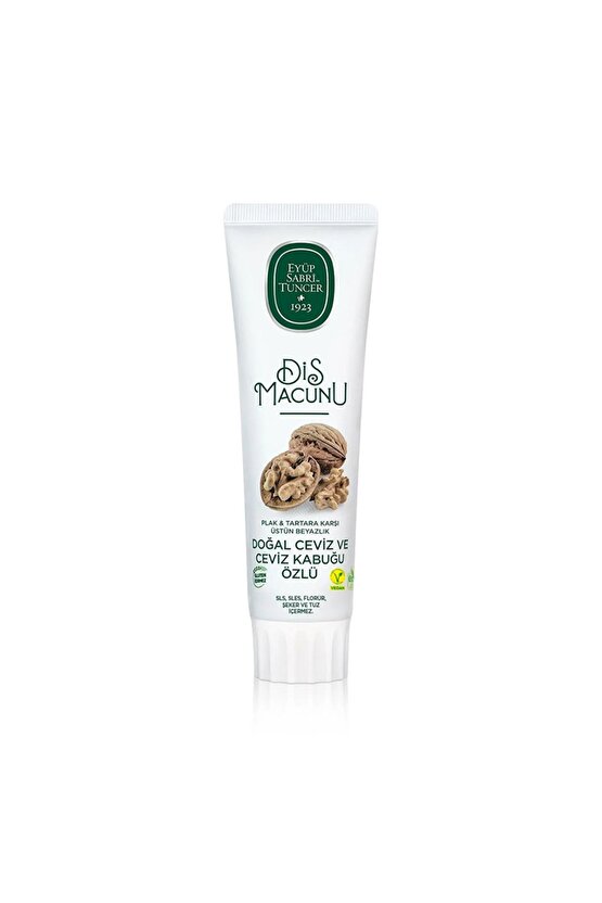 Doğal Ceviz Ve Ceviz Kabuğu Özlü Diş Macunu 90 ml