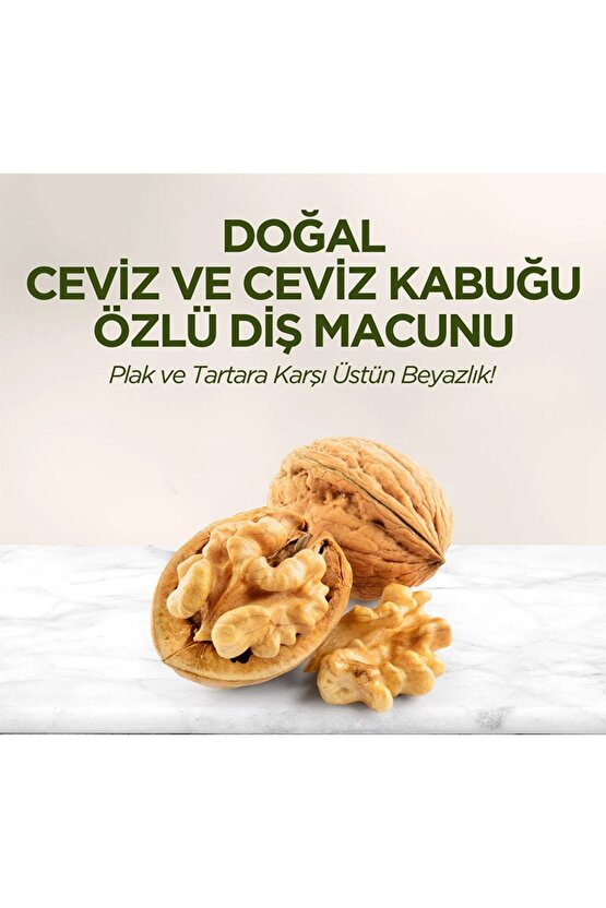Doğal Ceviz Ve Ceviz Kabuğu Özlü Diş Macunu 90 ml