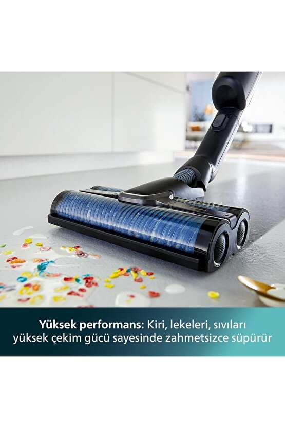 Islak & Kuru Aqua Trio 9000 Seri Premium Dijital Ekran, Yeni Dikey Süpürge
