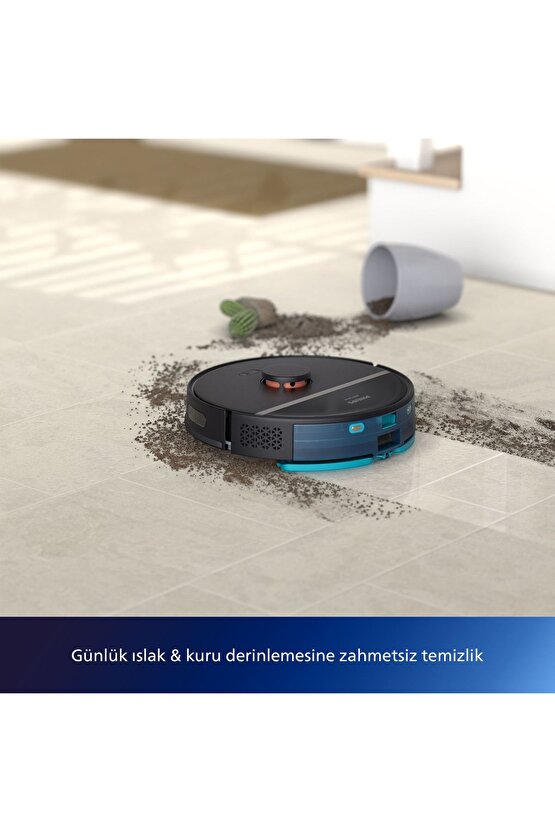 3000 Serisi HomeRun Aqua Islak Kuru Robot Süpürge, Otomatik Sarj İstasyonlu, XU300003