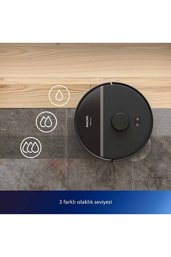 3000 Serisi HomeRun Aqua Islak Kuru Robot Süpürge, Otomatik Sarj İstasyonlu, XU300003