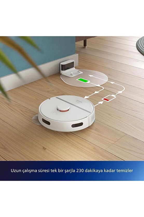 Xu300002 Beyaz Robot Süpürge
