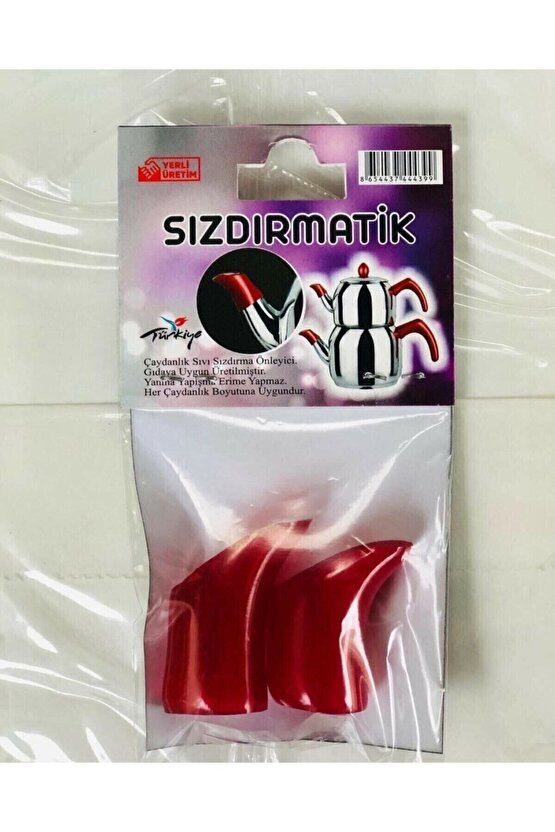 Sızdırmaz Matik 2li Kırmızı Çaydanlık Için Sıvı Tutucu Sızdırmatik