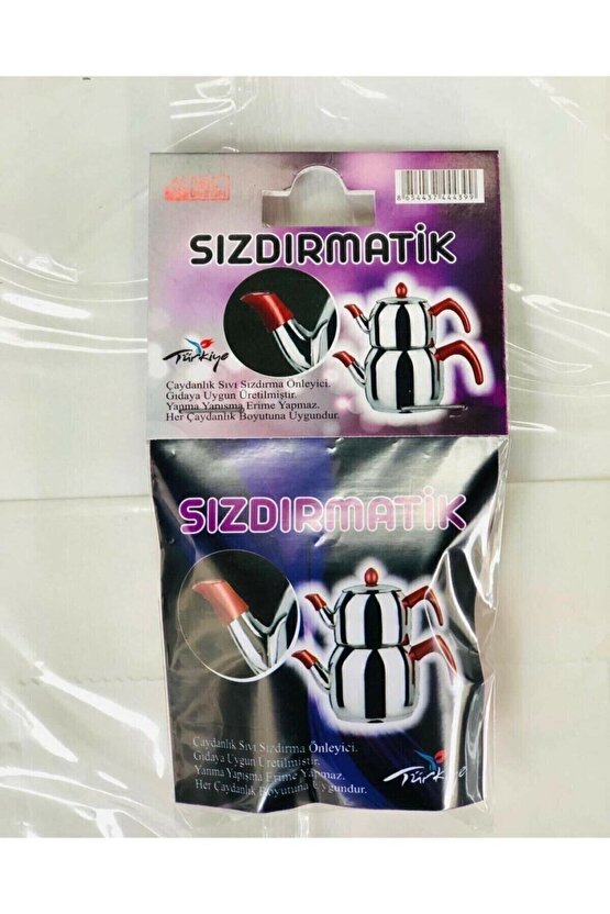 Sızdırmaz Matik 2li Kırmızı Çaydanlık Için Sıvı Tutucu Sızdırmatik