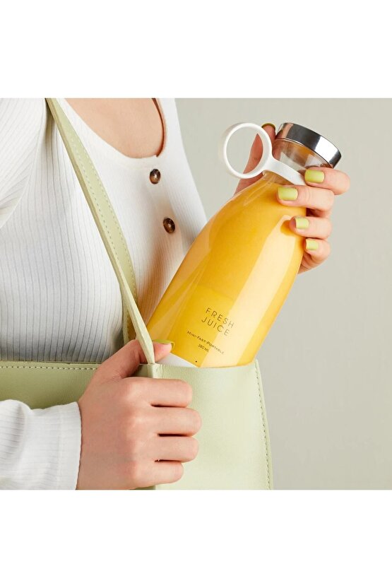 Taşınabilir Kablosuz Şarjlı Kişisel Smoothie El Blender
