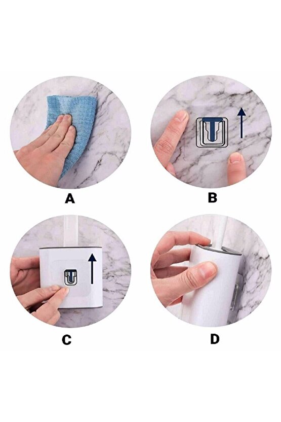 Duvara Asılan Pratik Silikon Banyo Tuvalet Klozet Wc Fırçası