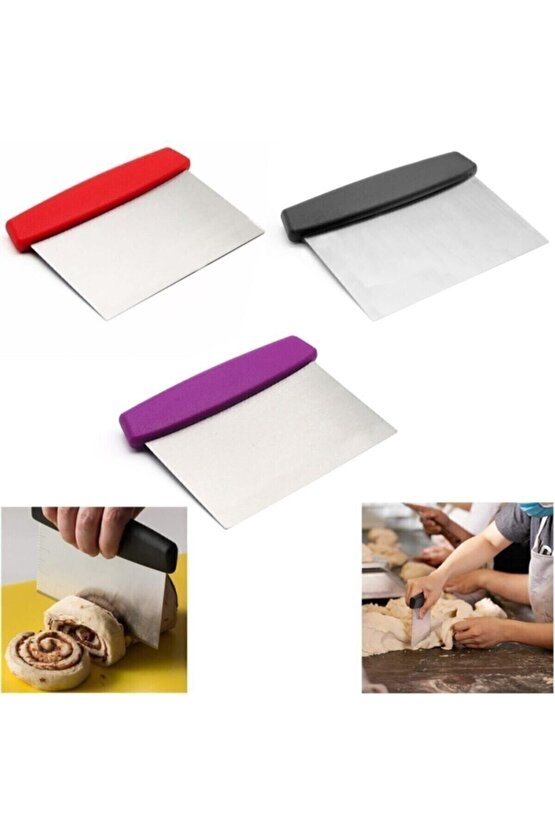 Çelik Hamur Kesme Spatulası