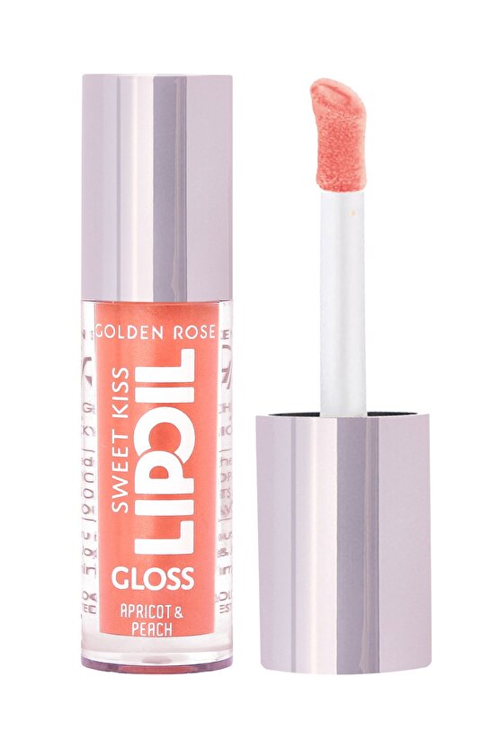Sweet Kiss Rosehip, Murumuru ve Jojoba Yağı İçeren Meyveli Dudak Parlatıcı Yağ- No: 02