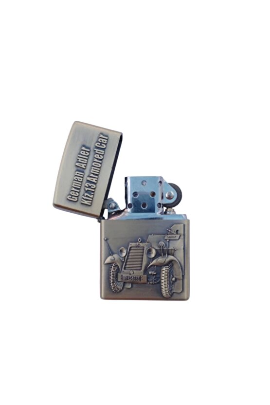 German Adler kfz 13 Armored Car zirhli arac kabartmali zippo Cakmak