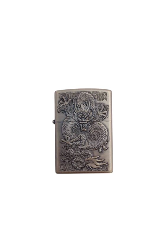 Benzinli Dragon Kabartmali premium zippo Cakmak