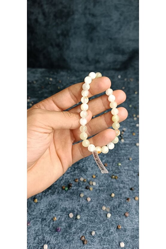 Orijinal Oniks Doğal Taş Bileklik 8 Mm .