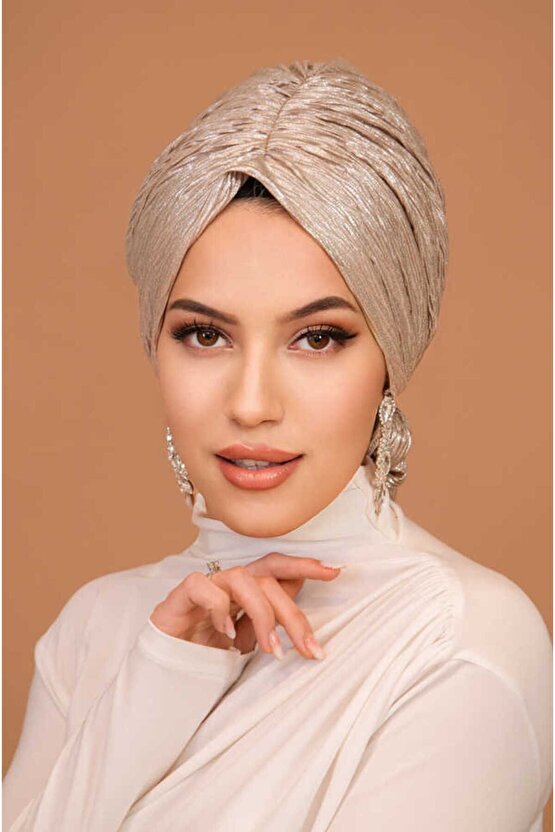 Rose Gold Piliseli Abiye Tokalı Bone