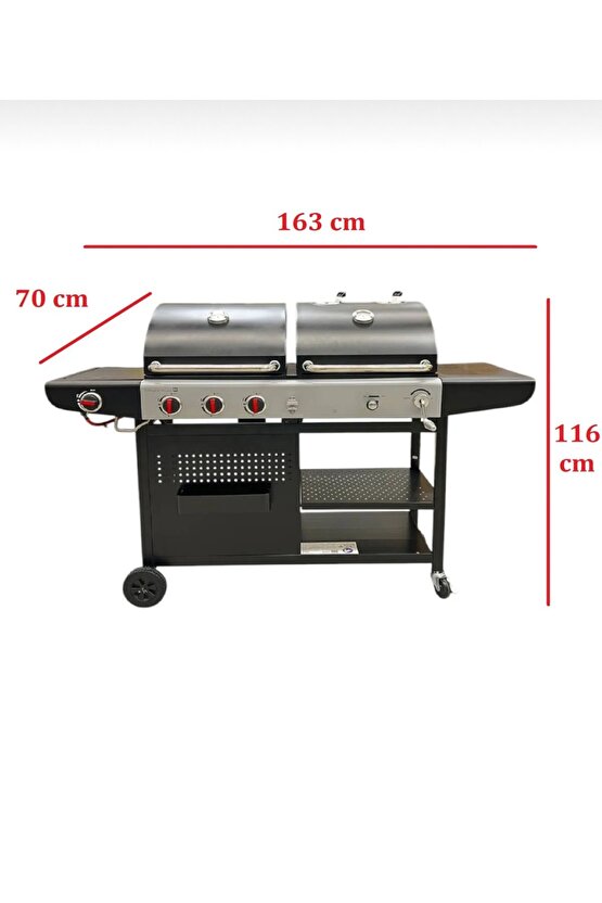 Gazlı ve Kömürlü Barbekü Mangal