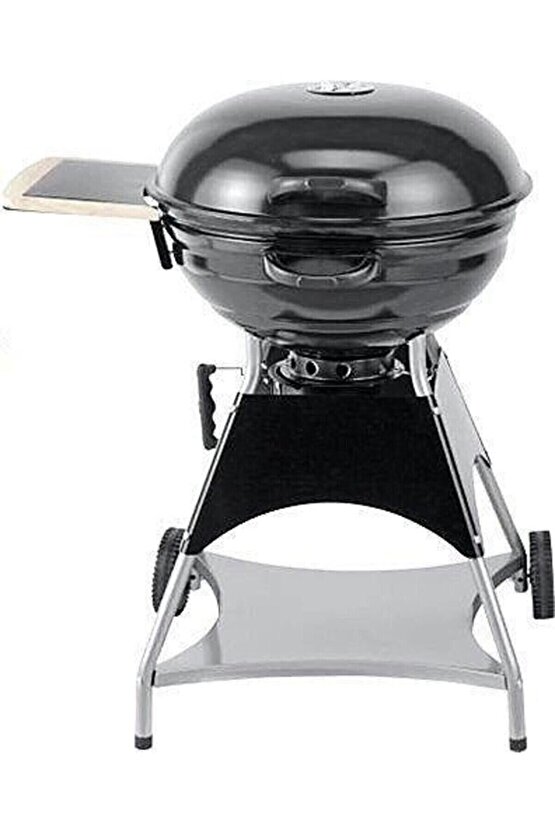 Burnaby Kömürlü Mangal Yuvarlak Küre Mangal Termometreli 53 Cm
