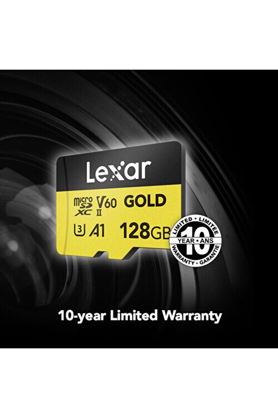 Professional 128gb 280 Mbs Gold Micro Sd Hafıza Kartı