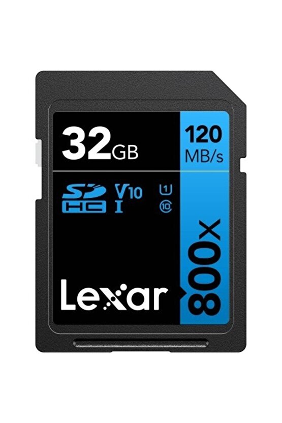 32gb 800x Sdhc U1 V10 C10 4k Uhd 120mbs Uhs-ı Hafiza Karti (blue Serıes )
