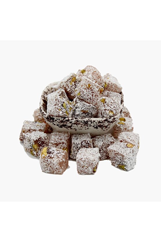 Çifte Kavrulmuş Hindistan Cevizli Kuş Lokumu-glutensiz-tatlandırıcı Içermez-doğal Lezzet (400 GR)