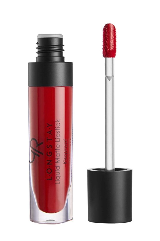 Longstay Liquid Matte Lipstick No: 18 Dark Red - Uzun Süre Kalıcı Likit Mat Ruj
