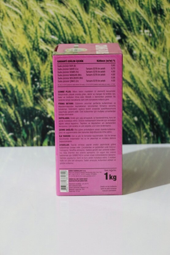 Besin Karışımı Toz Gübre Bor Bakır Demir Mangan Combi Plus - 1 Kg