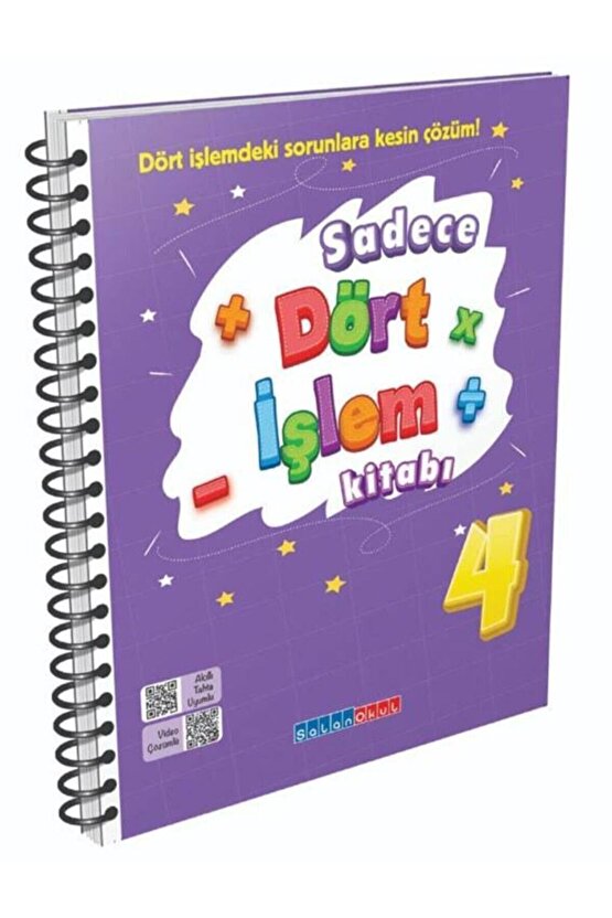 Salan 4. Sınıf Sadece Dört Işlem Kitabı