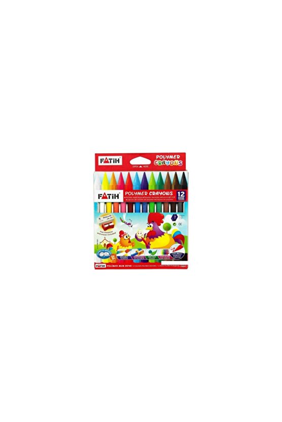 12 Renk Wax Crayon Uzun Mum Boya 50130