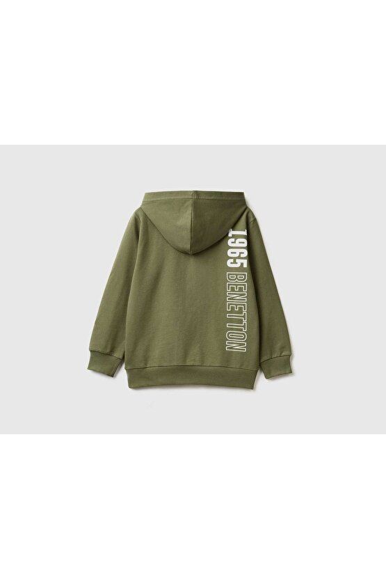 Benetton Su Baskılı Sweatshirt