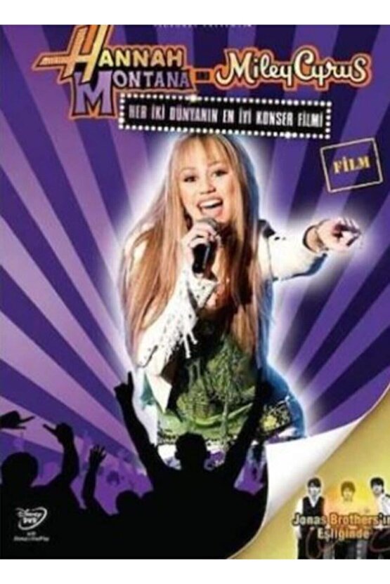 Hannah Montana ve Miley Cyrus: Her Iki Dünyanın En Iyi Konser Filmi DVD Ambalajında