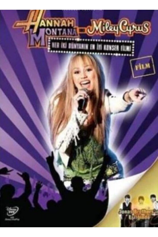 Hannah Montana ve Miley Cyrus: Her Iki Dünyanın En Iyi Konser Filmi DVD Ambalajında