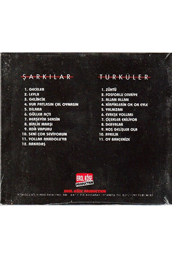 Ayna - Şarkılar  Türküler ( Türkçe Müzik CD ) ( AMBALAJINDA - SIFIR ) 2 CD
