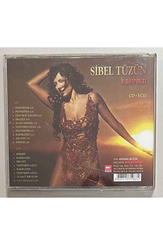 Sibel Tüzün Kıpkırmızı Çift Cd (Orjnal Dönem Baskı)