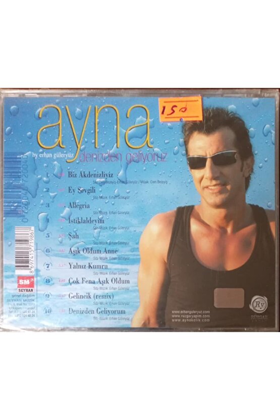 (PLAK DEĞİLDİR CD DİR) Cd Ayna Denizden Geliyoruz Açılmamış Jelatininde Cd
