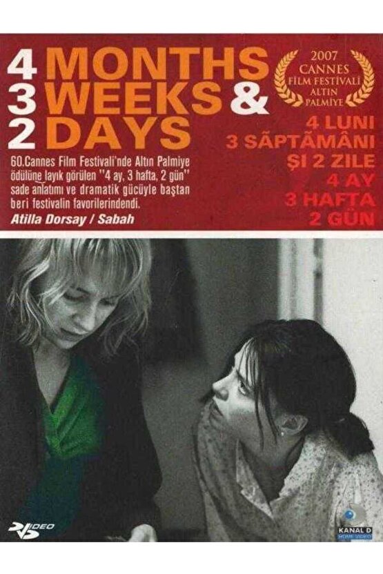4 Ay 3 Hafta 2 Gün-4 Months 3 Weeks 2 Days (DVD)