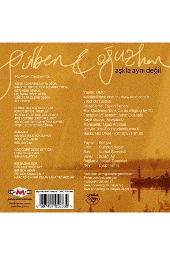 Gülben Ergen & Oğuzhan Koç - Aşkla Aynı Değil ( CD ) Ambalajında